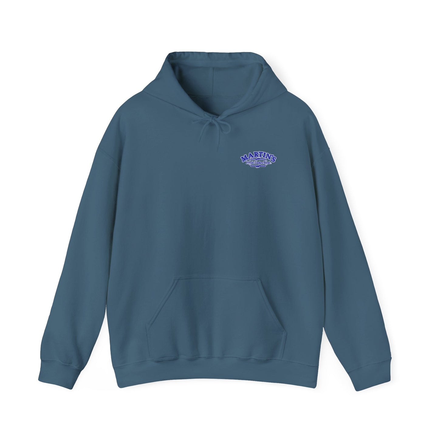 Martin's Blue Logo Unisex Heavy Blend™ Hooded Sweatshirt