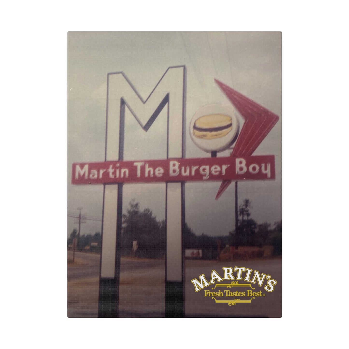 The Original Burger Boy Canvas Wall Art