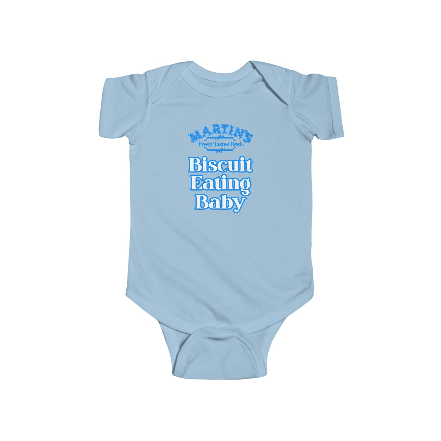 Martin's Biscuit Biting Baby Onesie