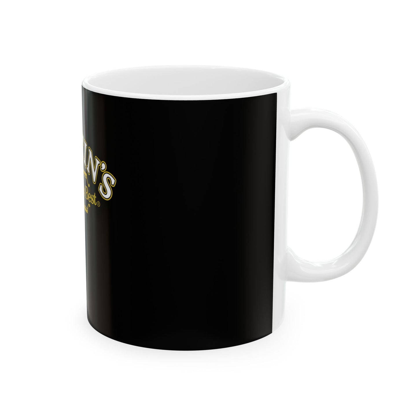 Martin's Black Ceramic Mug, (11oz, 15oz)