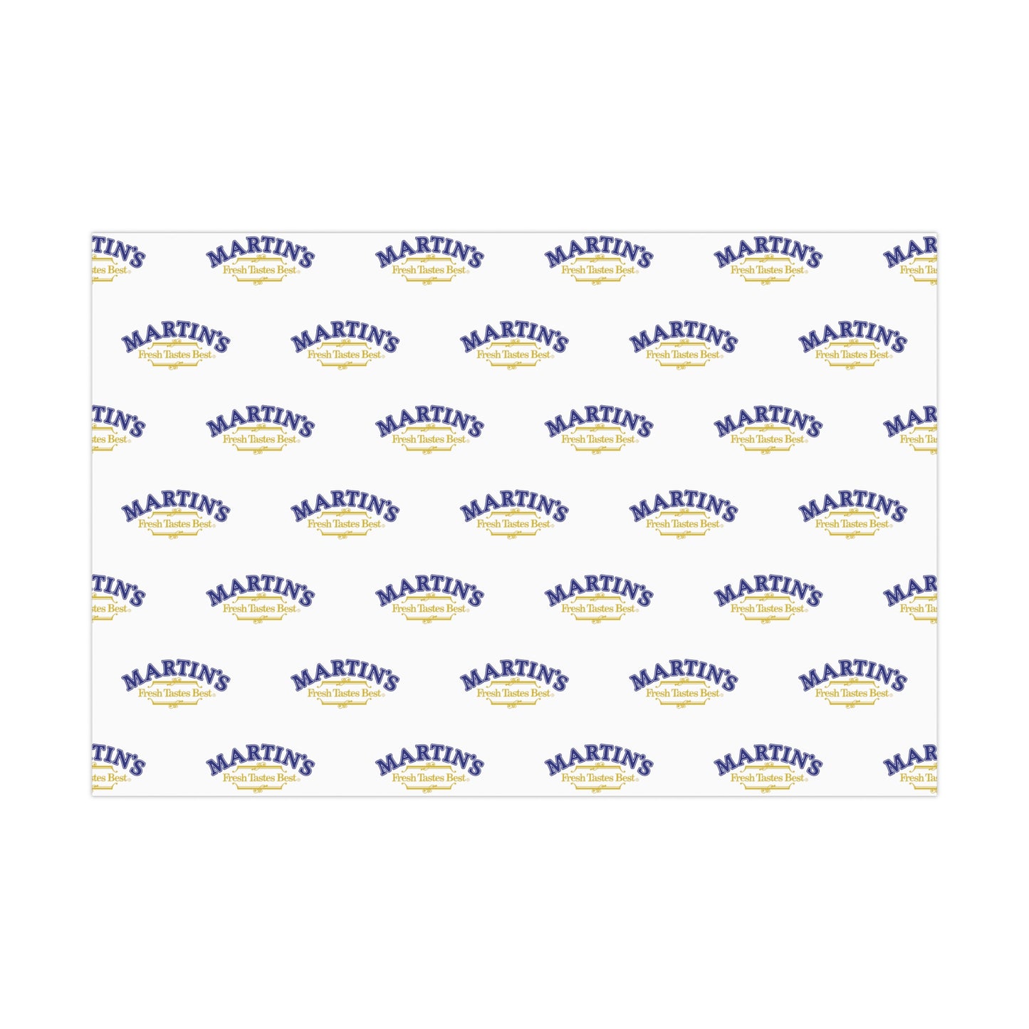 White Martin's Logo Gift Wrapping Paper