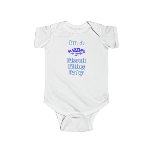 Martin's Biscuit Biting Baby Onesie