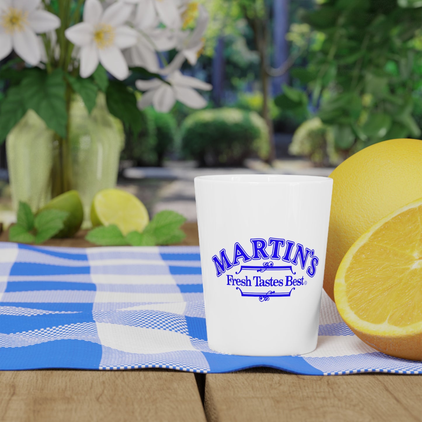 Martin's Logo Shot Glass