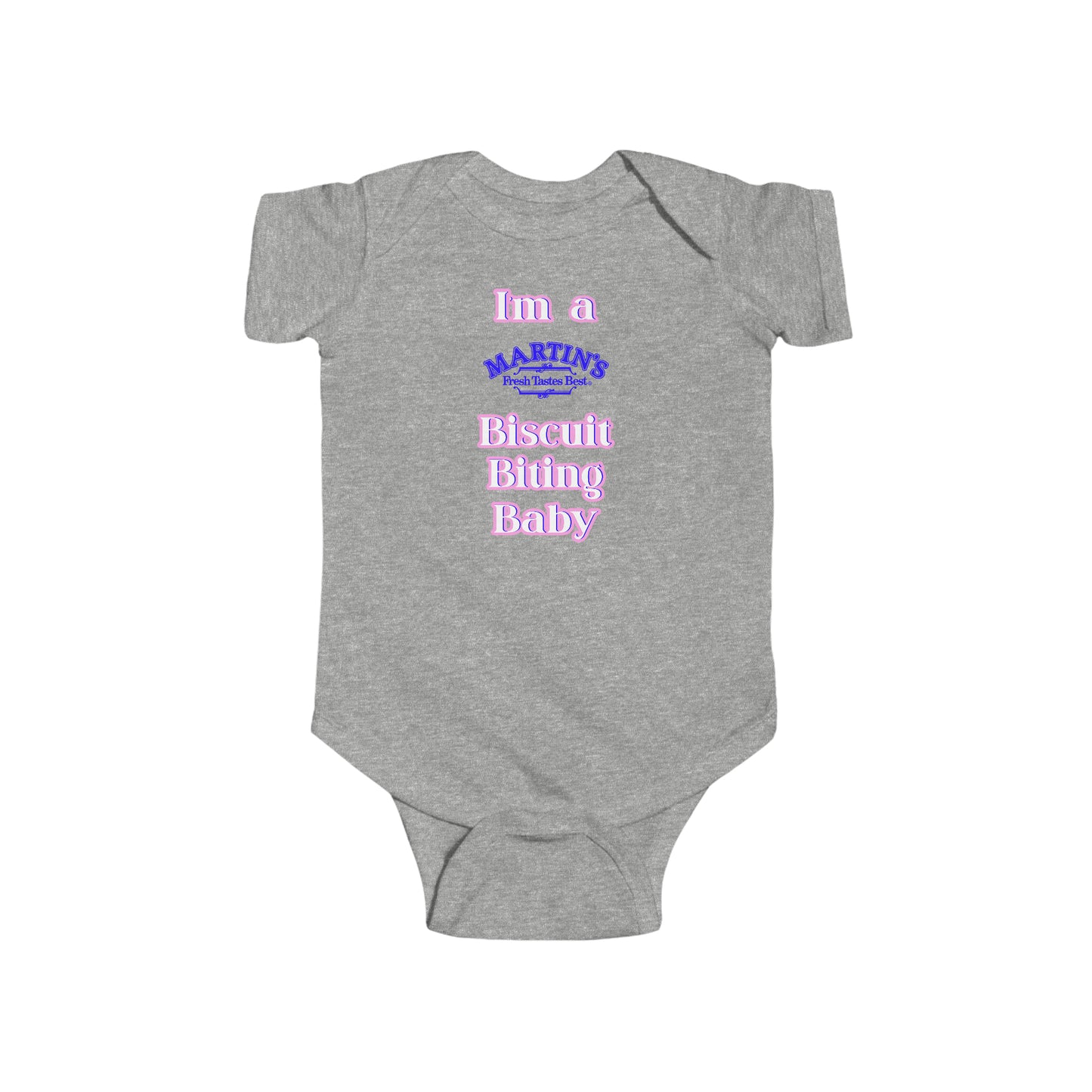Martin's Biscuit Biting Baby Onesie
