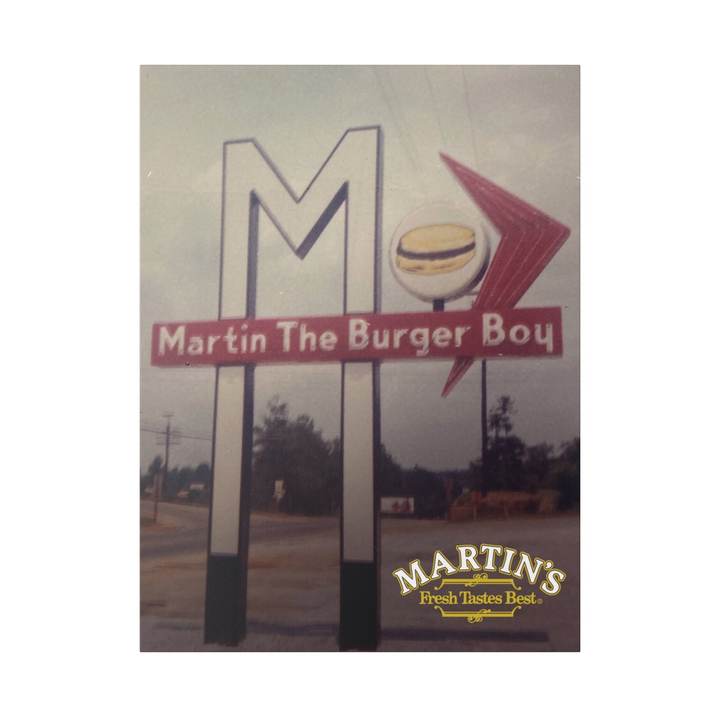 The Original Burger Boy Canvas Wall Art