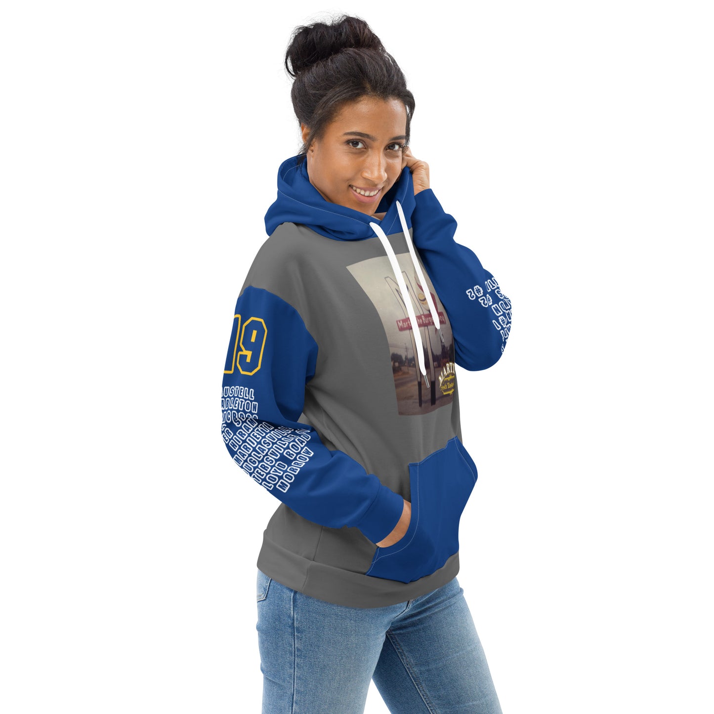 The Burger Boy Homecoming Hoodie - Royal Trim