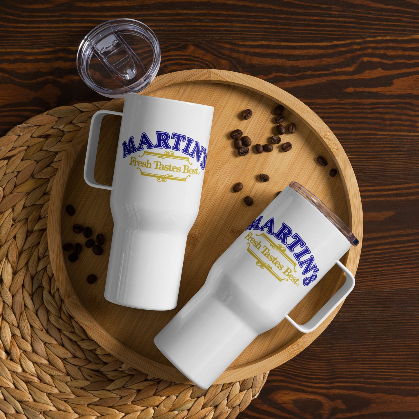 Logo Travel Mug with Handle