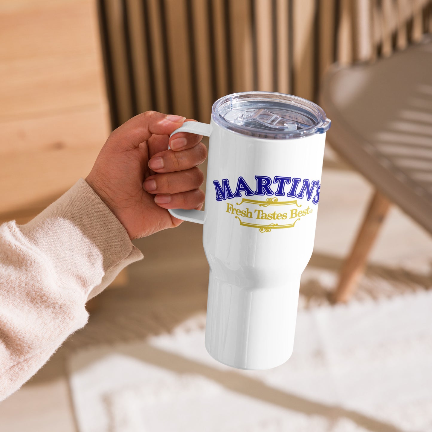 Logo Travel Mug with Handle