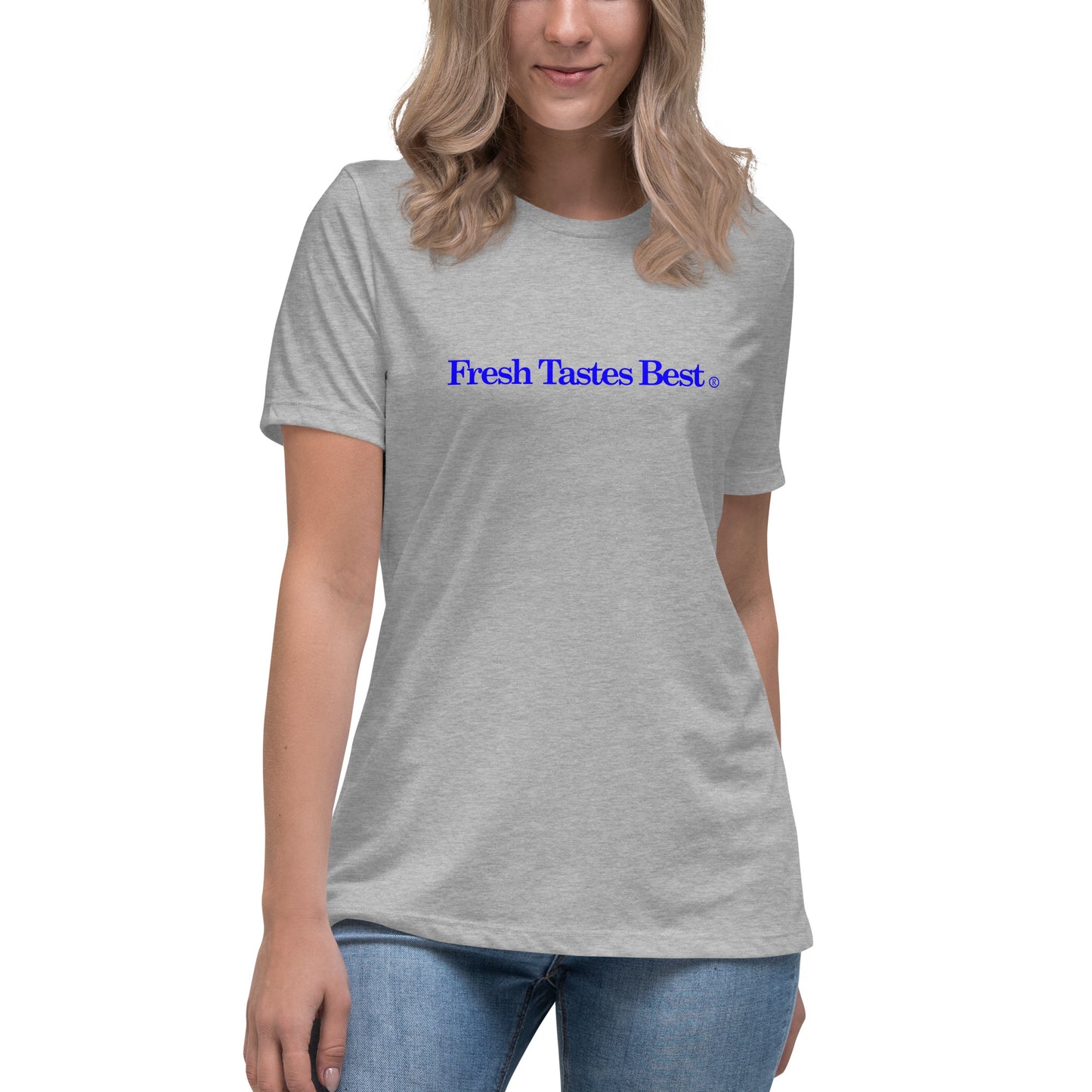 Women's Fresh Tastes Best Martin's Slogan Relaxed T-Shirt