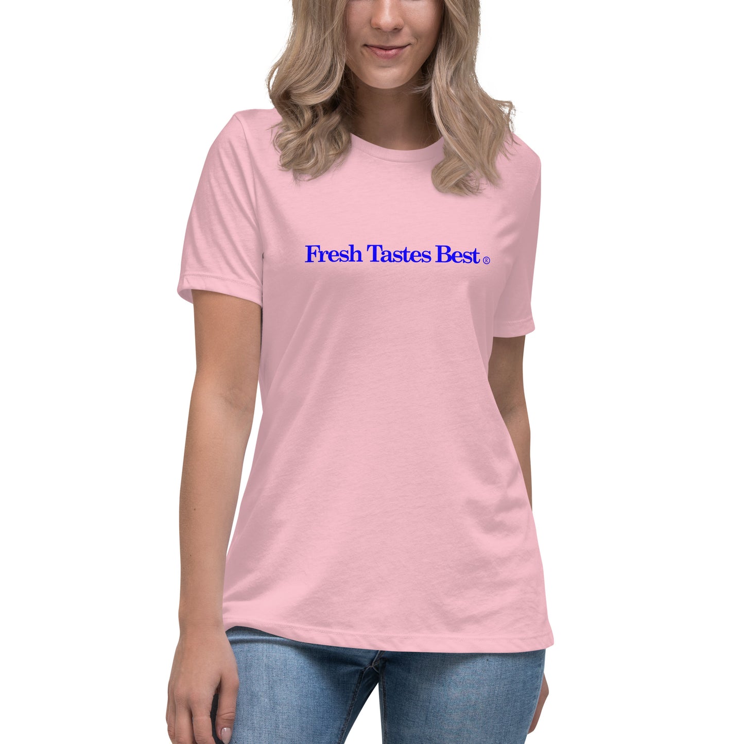 Women's Fresh Tastes Best Martin's Slogan Relaxed T-Shirt