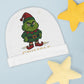 Baby Beanie — Snowflake Holiday Hat with "Martin's Fresh Tastes Best" Logo
