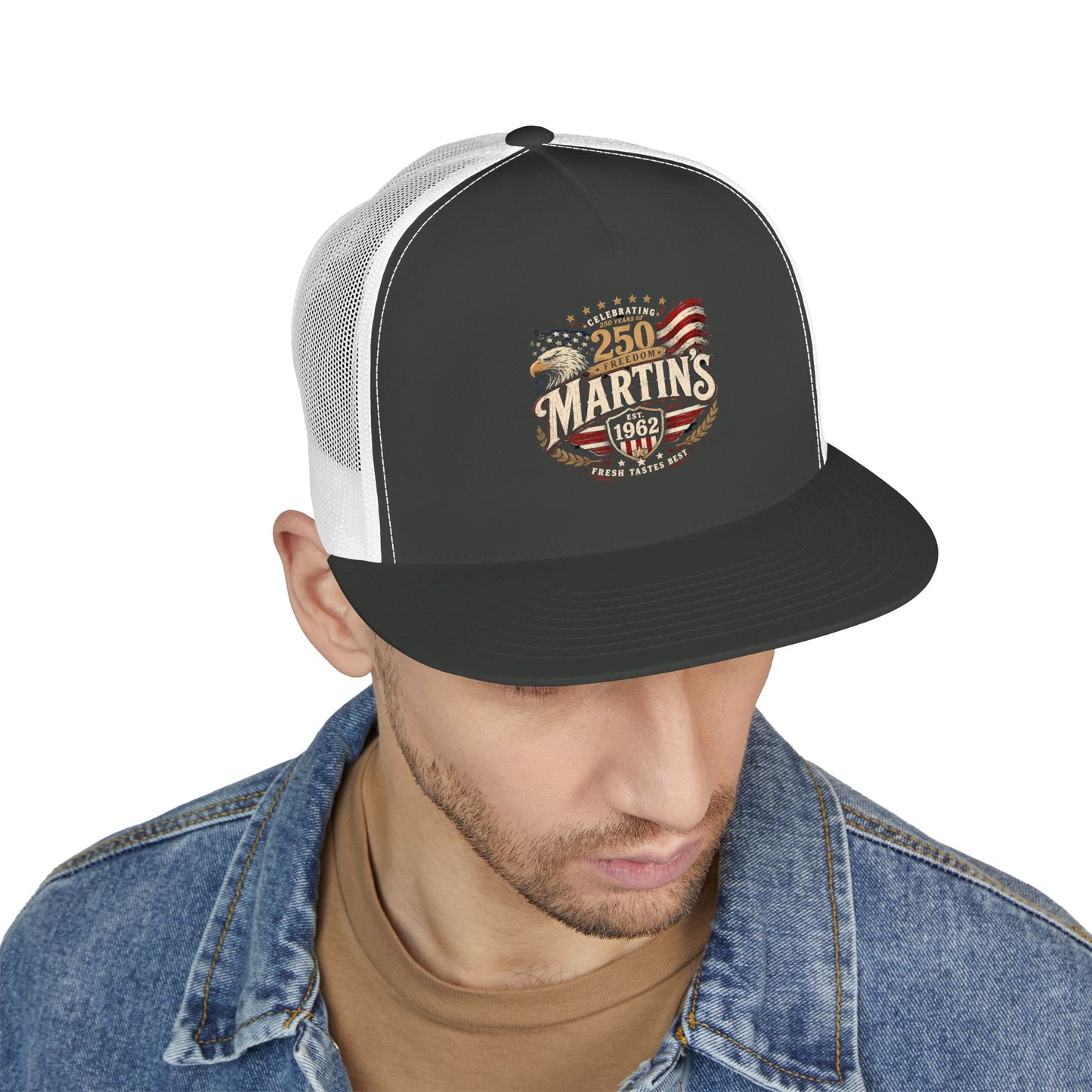 4th of July 5 Panel Trucker Cap