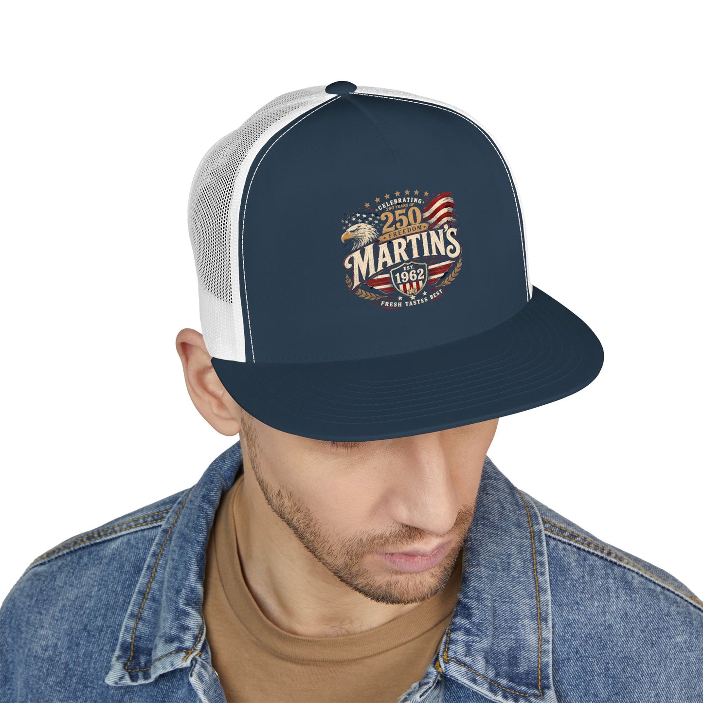 4th of July 5 Panel Trucker Cap