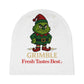 Baby Beanie — Snowflake Holiday Hat with "Martin's Fresh Tastes Best" Logo
