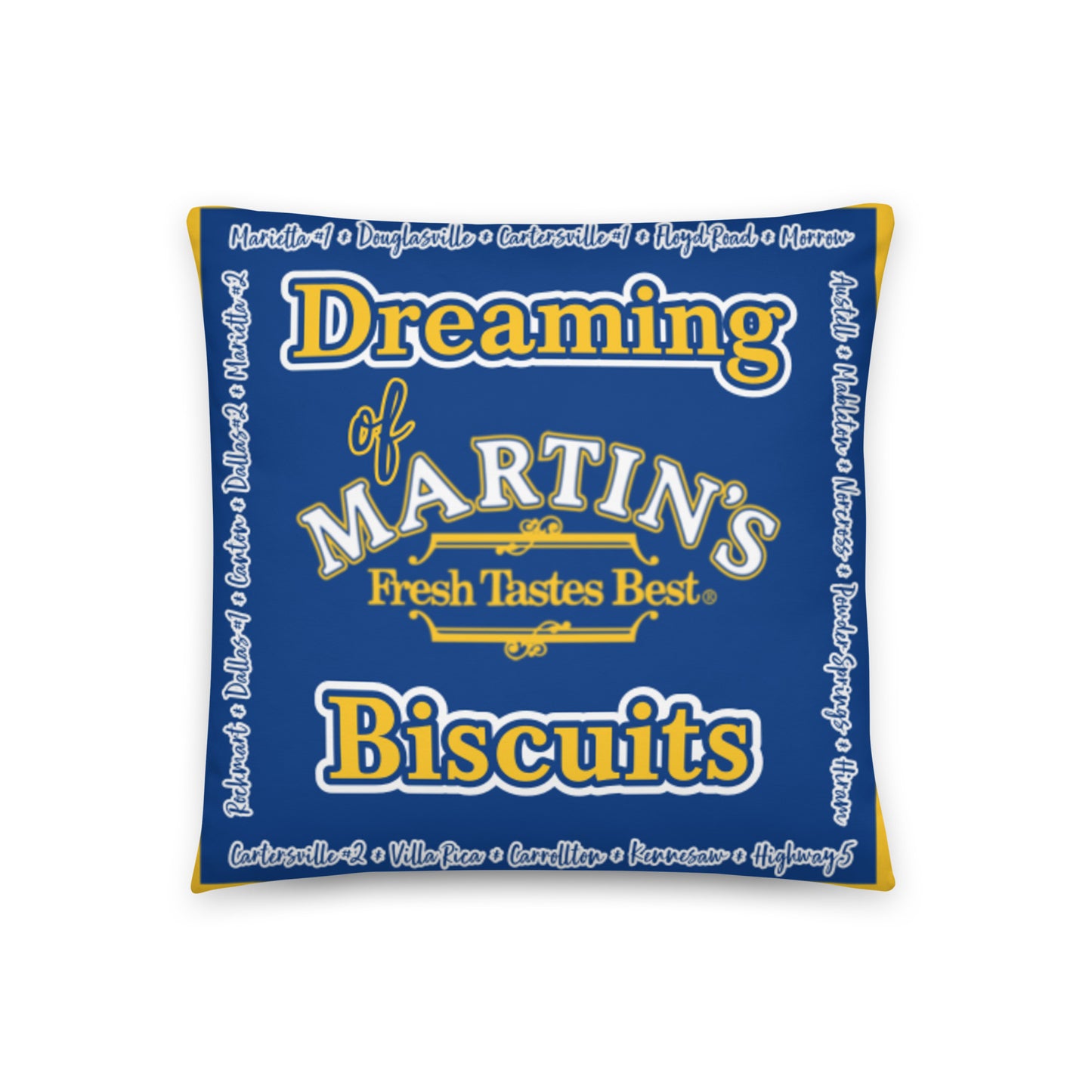 Dreaming of Martin's Biscuits Pillow - Ham, Egg & Cheese