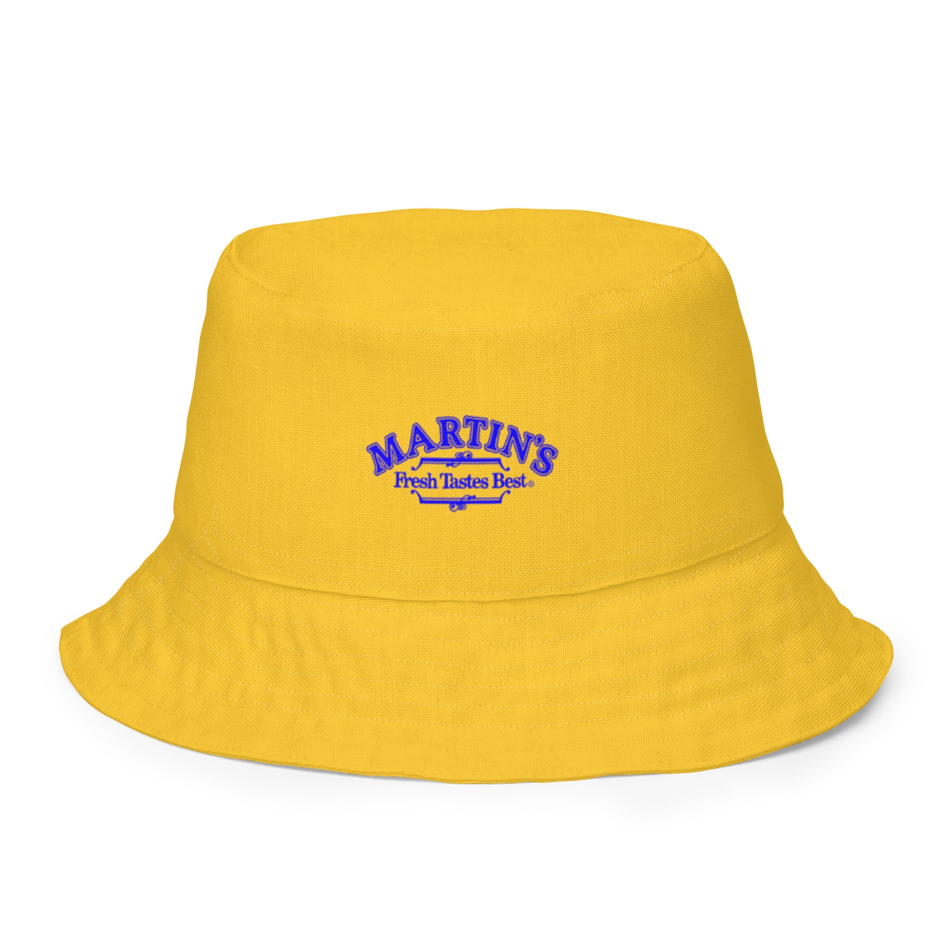 Unisex bucket hat with allover print, Navy, L-XL