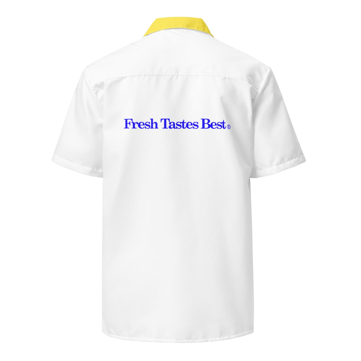 White 1962 Fresh Tastes Best Martin's Slogan Unisex Button Down Shirt
